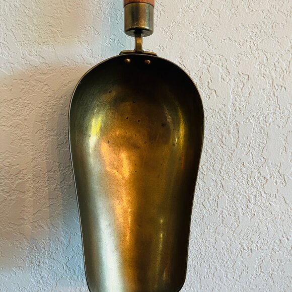 Antique Brass Grain Scoop Gallery Wall English Cottagecore Farmhouse European 18 - Picture 2 of 10